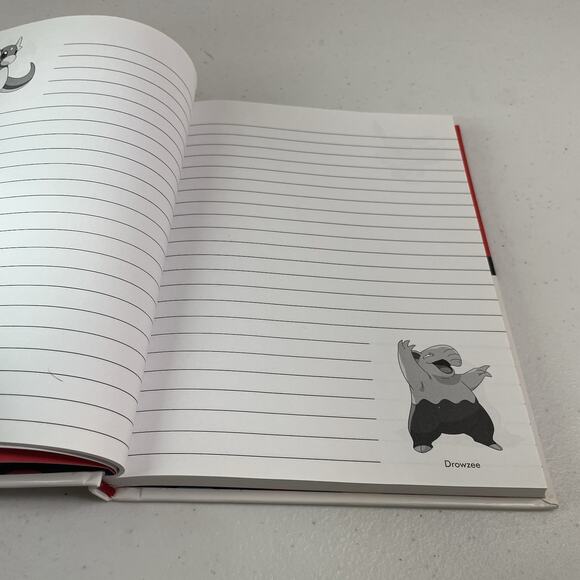 Pokemon Poke Ball Journal Used Notebook Ruled 2017 Game Freak Hardcover - Picture 6 of 6